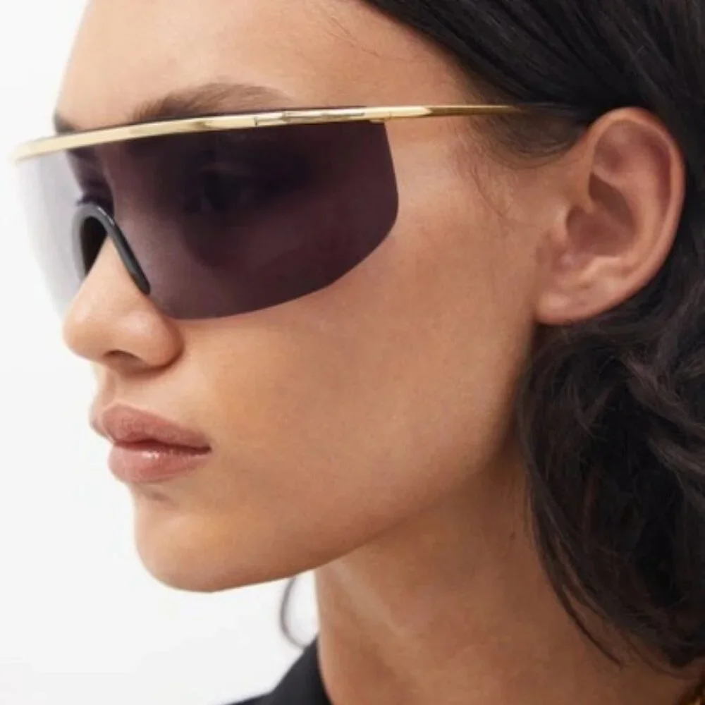 NEW Tom Ford FT0980/S 30A PAVLOS-02 Gold Grey Shield Unisex Sunglasses TF 098/S
